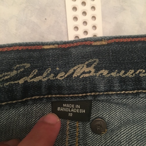 Eddie Bauer boyfriend cropped jeans - Picture 2 of 3